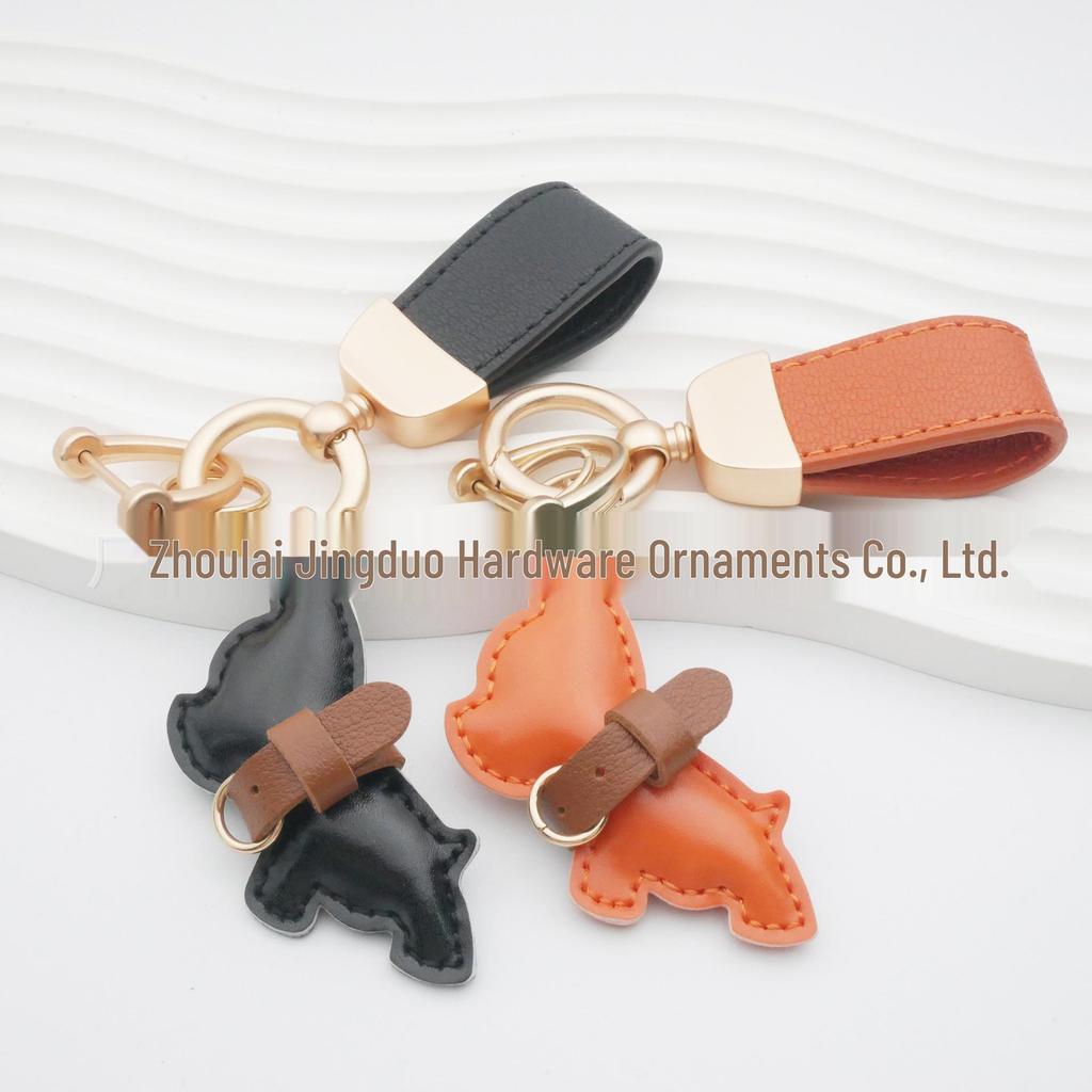 Exquisite French Bulldog Puppy Lanyard Keychain Pendant - Perfect Couple Gift