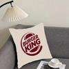HHun BurgeRr King Brand Cushion Cover Pillowcase Ultra Soft Skin Friendly Fabric Cloud Like Comfort Concealed Zipper