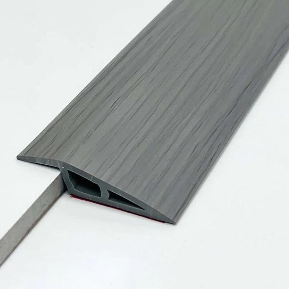 1PC 1mx7cm Carpet to Tile Floor Transition Strip Self Adhesive Wear-resistant Edging Trim Cuttable PVC Doorway Divider Strip Hou