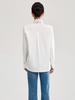 Women's Retro Lace Collar Long Sleeve High-Density Cotton Shirt - Spring New Arrival