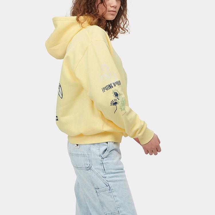 Carhartt WIP Damen Kapuzenpullover Verdant Fantasy Damen Sweatshirt Gelb I030091-825-XX