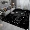 Disney Black S-titch Rugs Living Room Bedroom Dining Kitchen Office Bathroom Non-Slip Large Carpet Outdoor Rug Home Decor