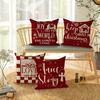 Christmas decoration pillowcase Merry Christmas New Year gift home room soft and comfortable pillow cover Sofa cushion cover