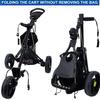 Convenient Golf Cart Organiser Bag Secure Buckles Breathable Mesh and Oxfords Fabric with Drawstring Closure