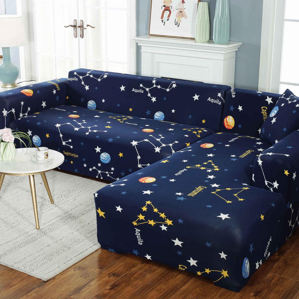 Geometry Printing Sofa Seat Cushion Cover Funiture Protector L Shape Corner Armchair Elastic Sofa Cover for Living Room Home