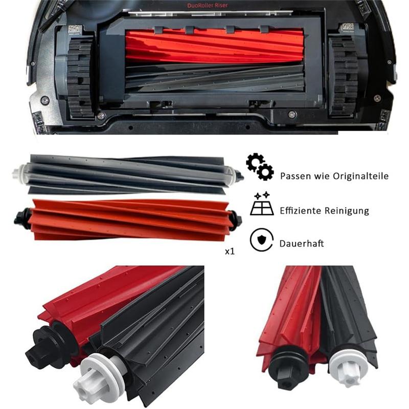 Set di Accessori per Aspirapolvere Roborock S8 Pro Ultra, 1 Modello Sistema a Doppia Spazzola Spazzole Principali