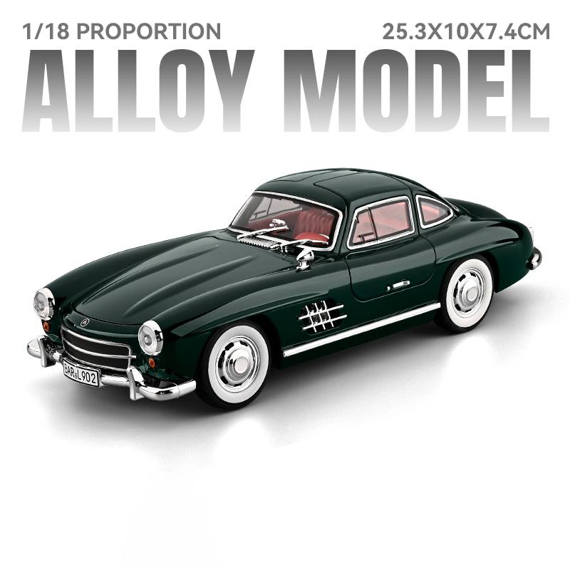 

1:18 Mercedes Benz 300SL Classic Sports Vehicle Alloy Metal Diecast Model Car Children Toy Car Racing Games Holiday Gifts Child