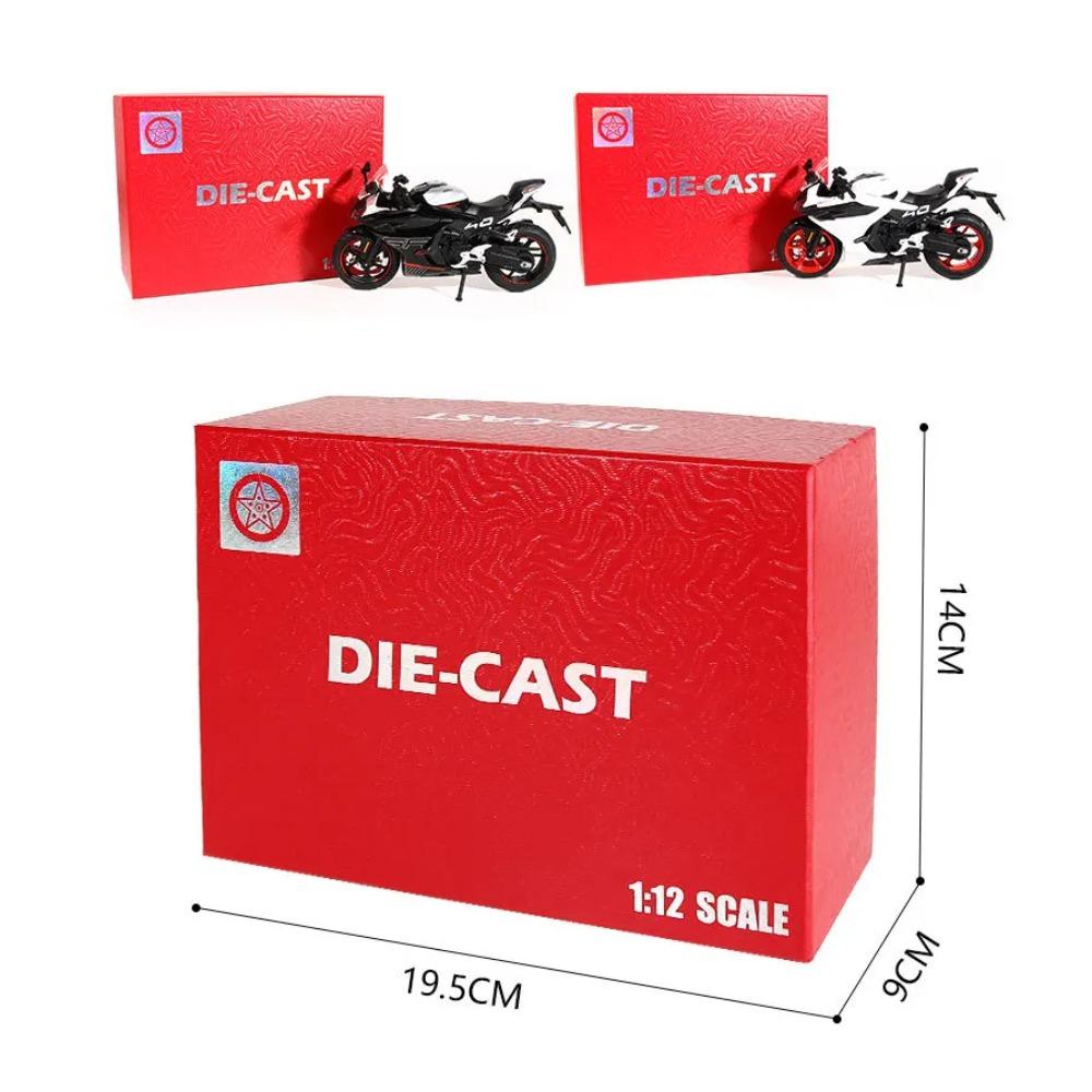 1/12 CFMOTO 450SR Alloy Die Cast Motorcycle Model Vehicle Collection Sound and Light Off Road Autocycle Toys Car