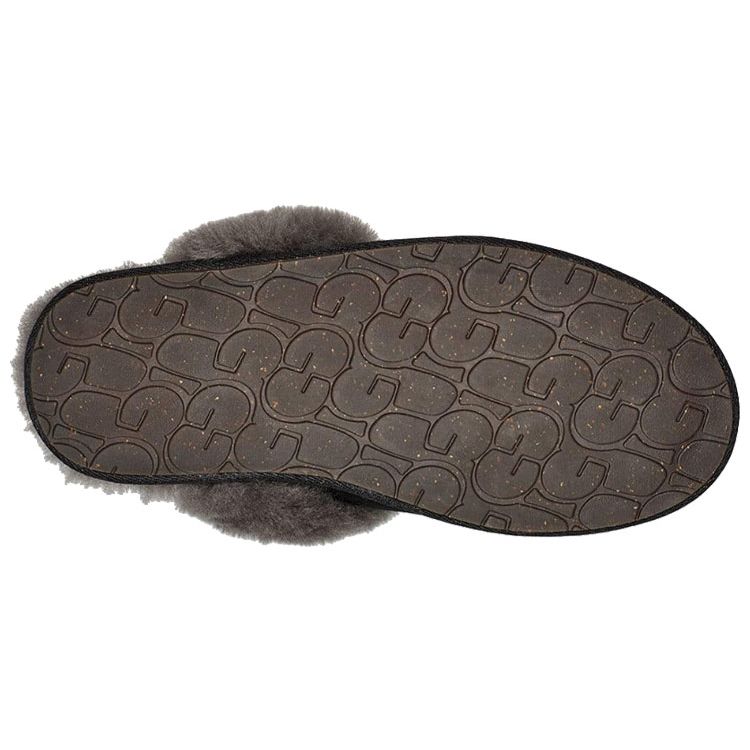 UGG Scuffette II Black Grey Women Sneakers 1106872-BCGR