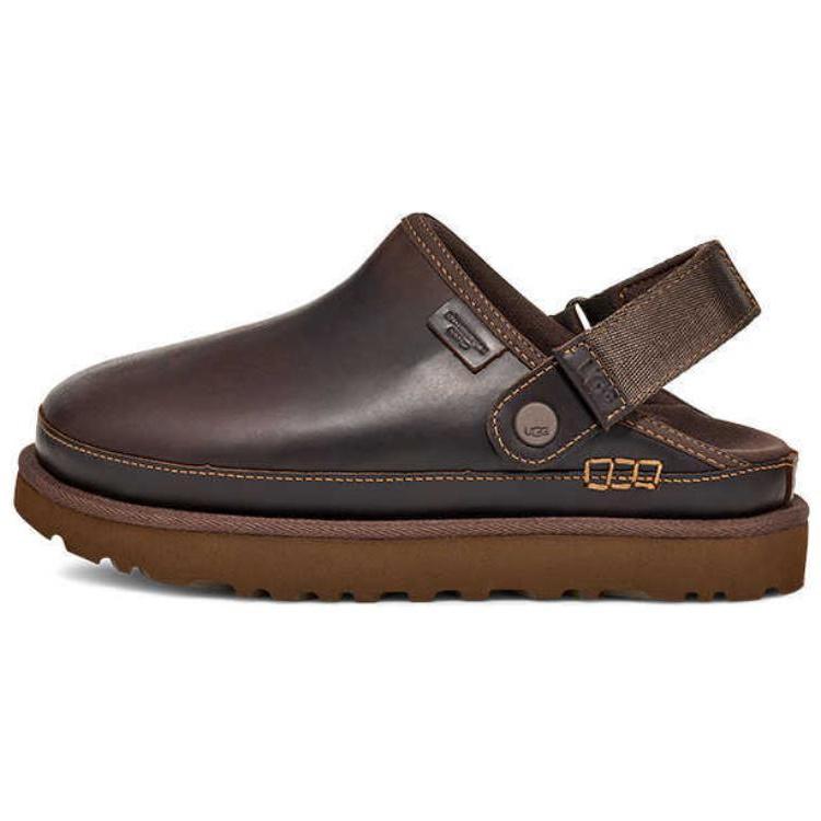 (WMNS) UGG Goldenstar Clog Leather Regen  Ironwood  Women s 1167536-IWD EU 36