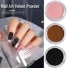 Autumn Winter Japanese Nail Art Velvet Snow Fluff Fur Powder Accessories