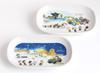 Snoopy Oval Egypt Set of 2 3870062 Plates, & Vietnam, Designs,