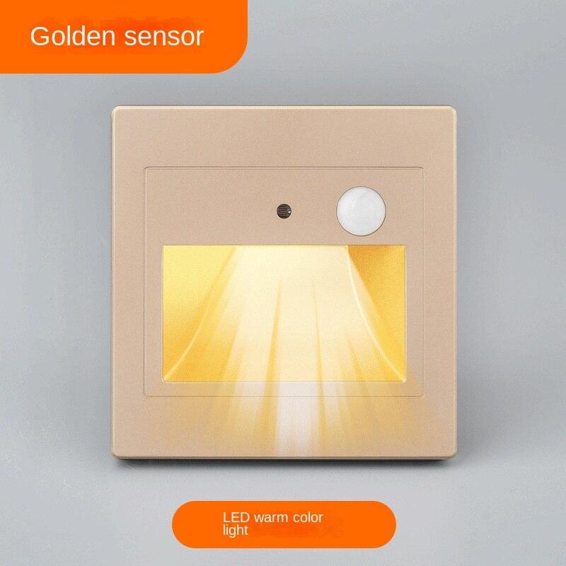 

Светодиодный PIR-датчик освещения Nieuwe Verzonken Trapverlichting Voor Thuis Gangverlichting Decoratieve Binnenwandverlichting LM 3000K