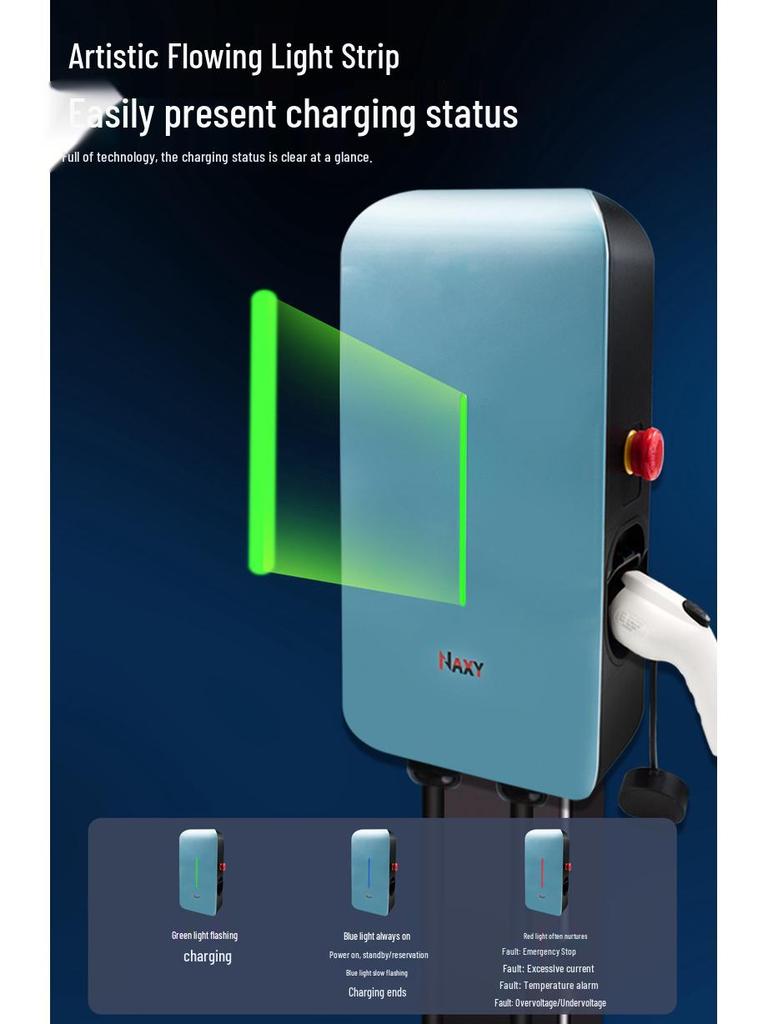 7kW Universal Home EV Charger for Tesla, Xiaomi, NIO, Li Auto, BYD