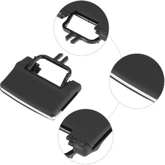 ACROPIX Front Left Right AC Vent Air Conditioning Vent Outlet Tab Clips Fit for Mercedes Benz GL450 ML350 ML550 - Pack of 4 Black