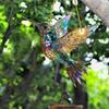 Bunter Kolibri Anhänger Acryl Fensterhänger Vögel Windspiele Garten Sonnenfänger Handwerk Vogelabwehr Dekoration