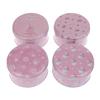 Round Christmas Gift Candy Box Cute Santa Claus Cookie Storage Containers Tinplate Metal Can For Holiday Xmas Happy New Year