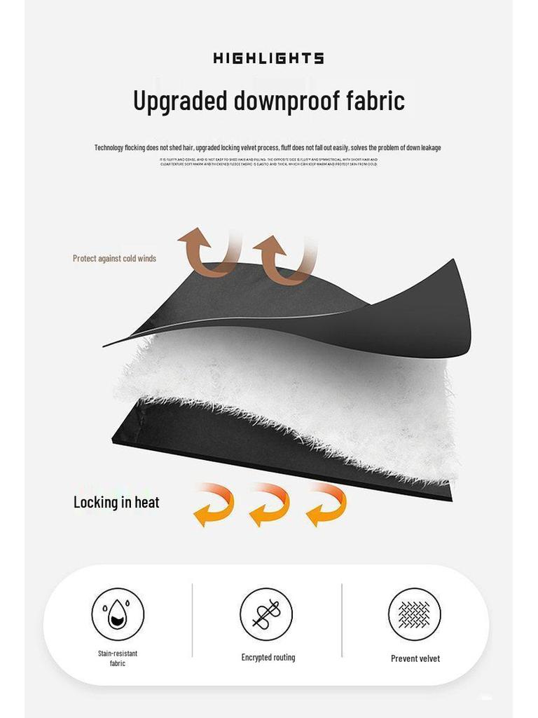 Herren Trendige Kurze Winddichte Daunenjacke - Warm, Vielseitig, Lässiger Wintermantel