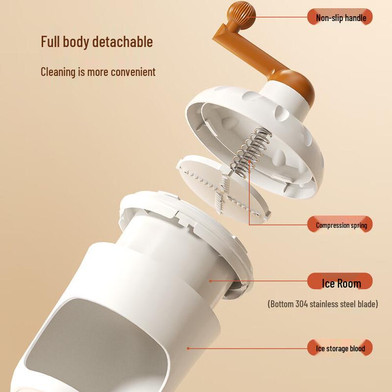 Manual Hand-Crank Ice Shaver