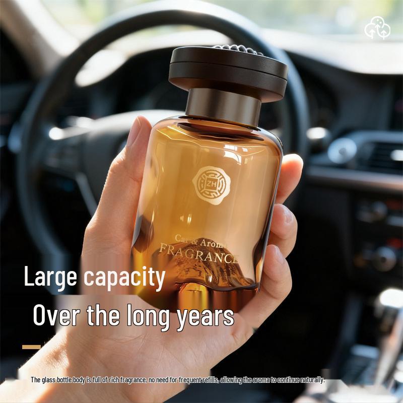 Luxury Car Air Freshener: Long-lasting, High-end Scent for Odor Removal - Ideal for Men and Women.