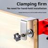 2pcs Cabinet Clamps, Adjustable Drawer Front Installation Camps For Woodworking, Drilling, Kitchen Furniture, Miter Setup