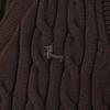 ELLE KIDS Girls' V-Neck Cable Knit Vest
