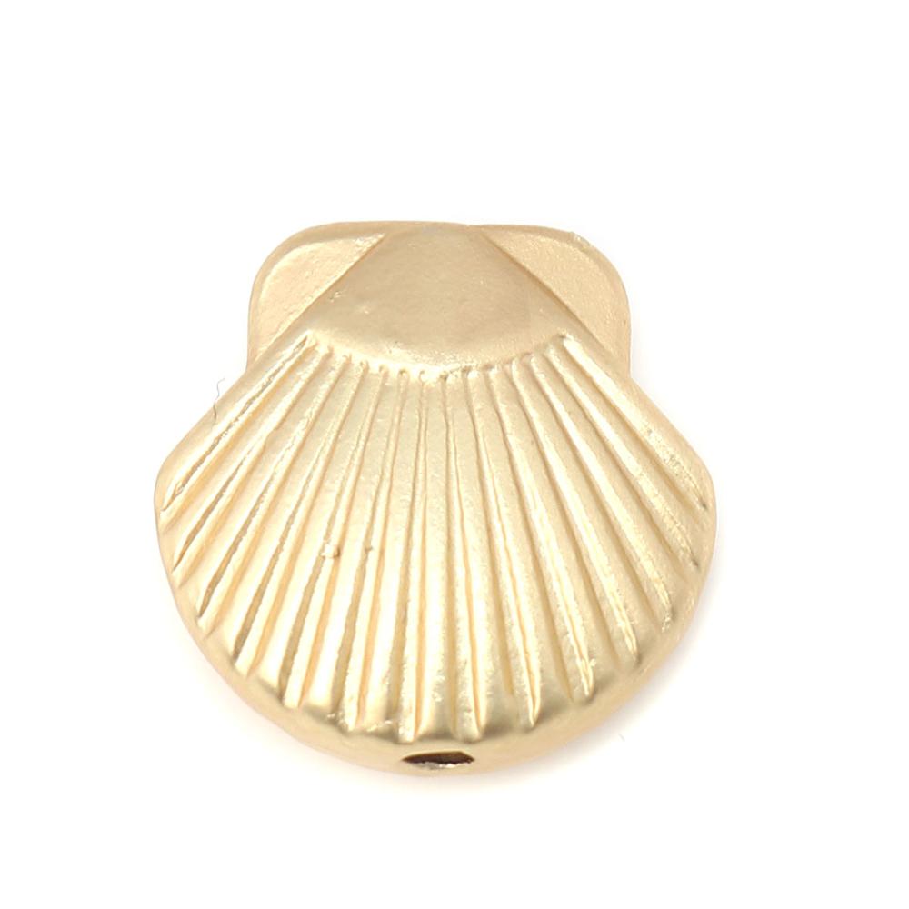 Doreen Box Ocean Jewelry Beads Zinc Alloy Sea Turtle Conch Star Fish Animal Matt Gold Color Accessories for DIY Jewelry, 10 PCs