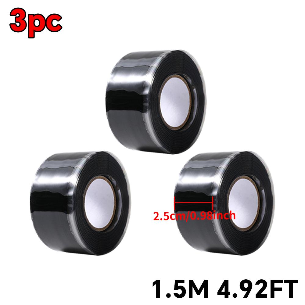Waterproof Tape Silicone Rubber Self Adhesive Insulating Tape Multi Purpose Emergency Wire Hose Strong Repairing Tape