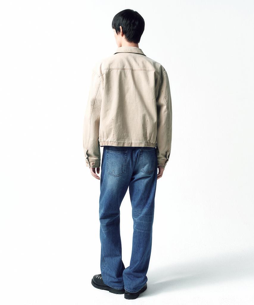 Insilence Garment-Dyed Drizzler Jacket Faded Beige