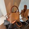 Today's popular bags, new summer texture niche shoulder bags, versatile messenger bucket bags