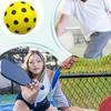 7.4cm Pickleball Silencieux divertissement d'intérieur Balle d'entraînement silencieuse Mousse PU haute résistance au rebond Pickleballs d'intérieur Entraînement