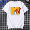 Men Clothing Retro T Shirt Vintage Rock Hip Hop Tv T Shirt Summer Unisex Casual Tshirt Mtv Music Television Graphic Tshirts Tees