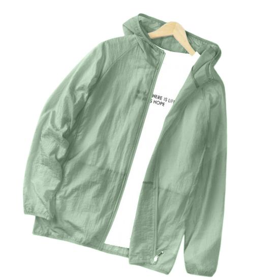 Men Sun Protection Clothing Excellent Thin Cardigan Design Men Sunscreen Coat Summer Men Sunscreen Outerwear Cycling Coat Sun Protection Jacket