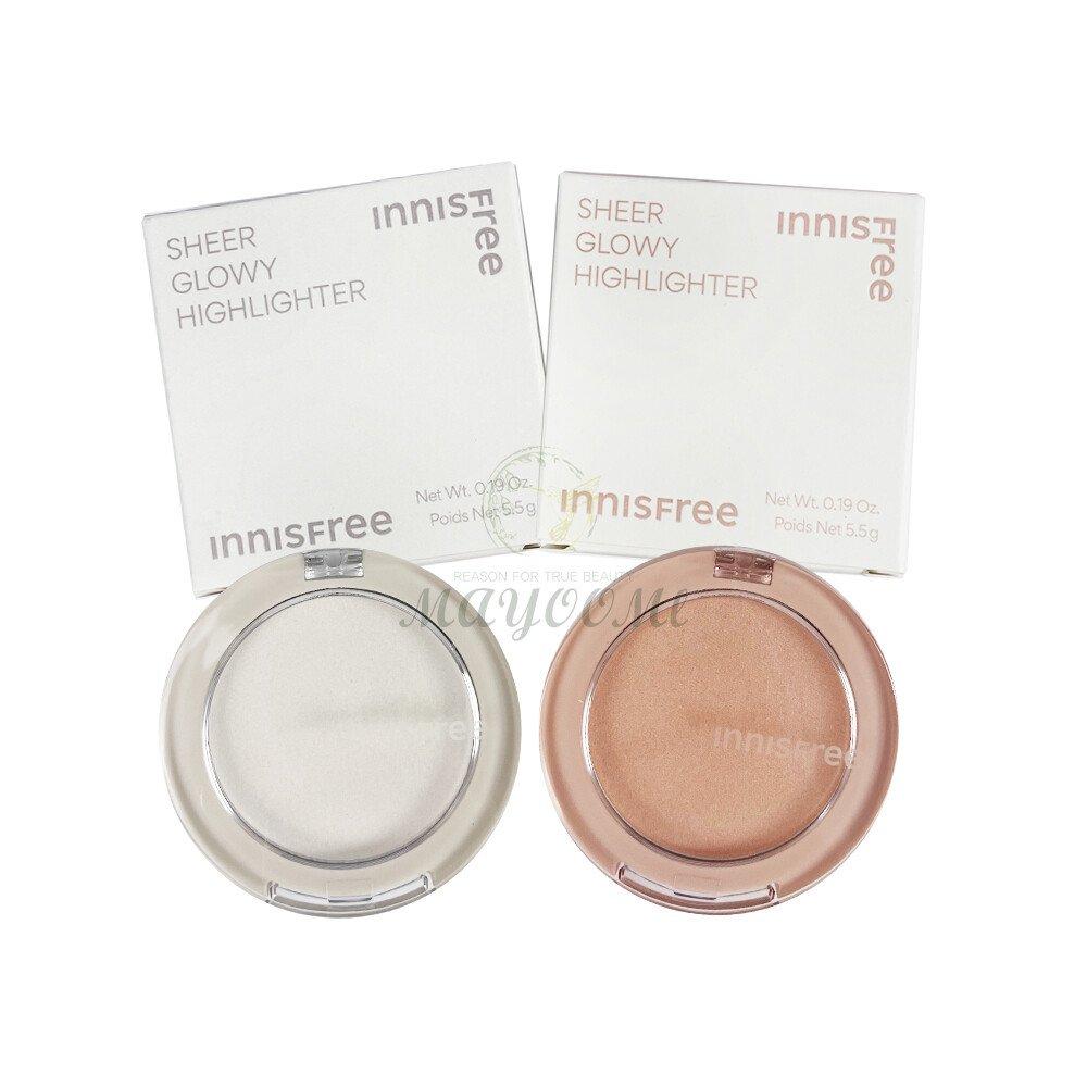 

Innisfree Sheer Glow Хайлайтер 5,5 г #2 Ice Peach