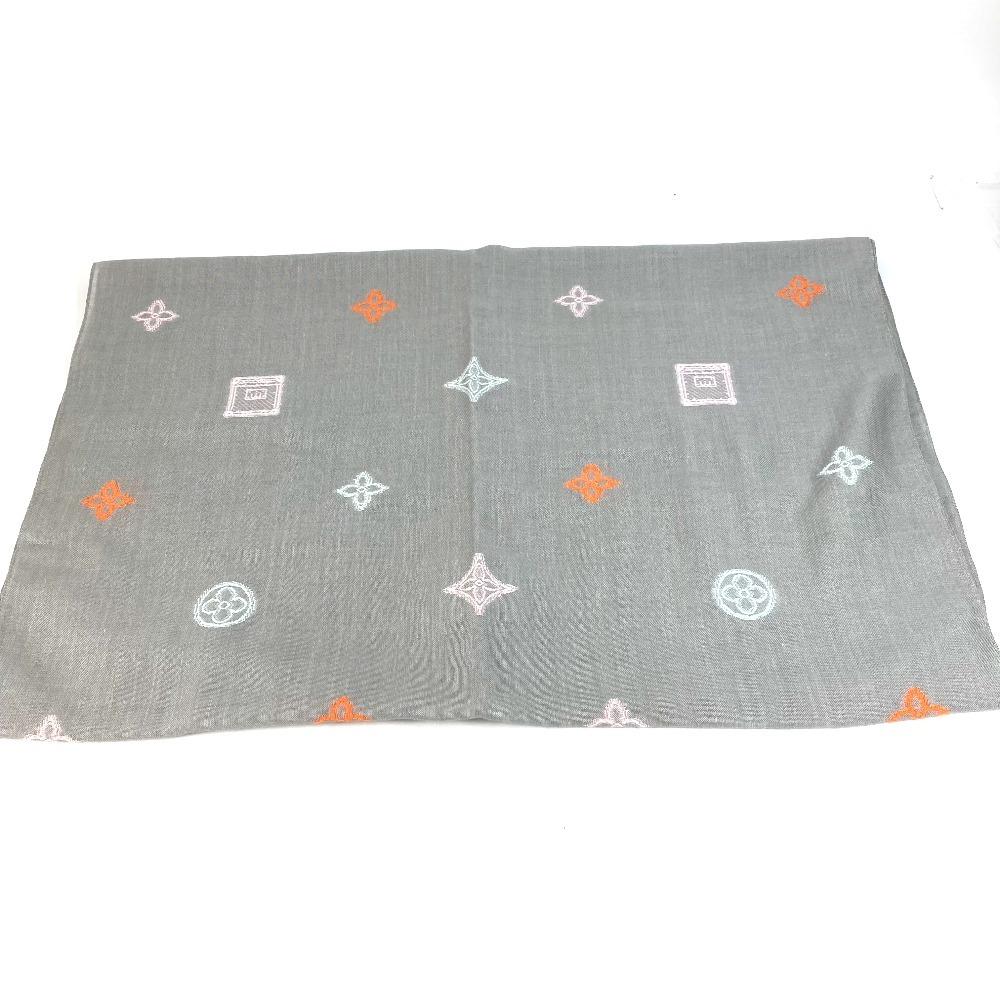 Louis Vuitton M70385 Embroidery Monogram LV Logo Stole / Shawl Muffler Shawl