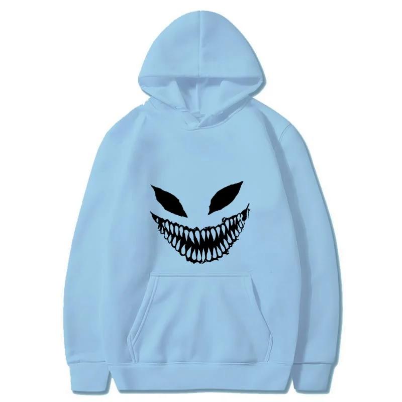 2025 Autumn/Winter Pain Venom Mask Printed Hoodie Academy Classic Hoodie Daily Fashion Casual Long Sleeve Warm Hoodie