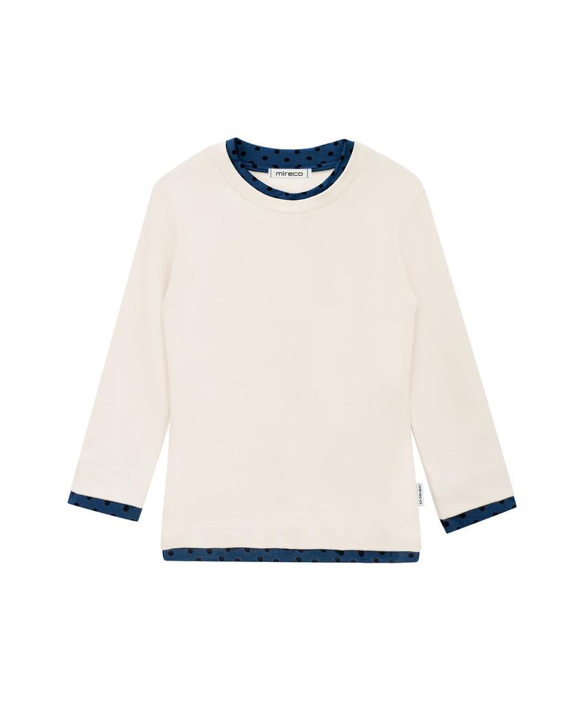 Mileko Mini Dot Trim T Ivory