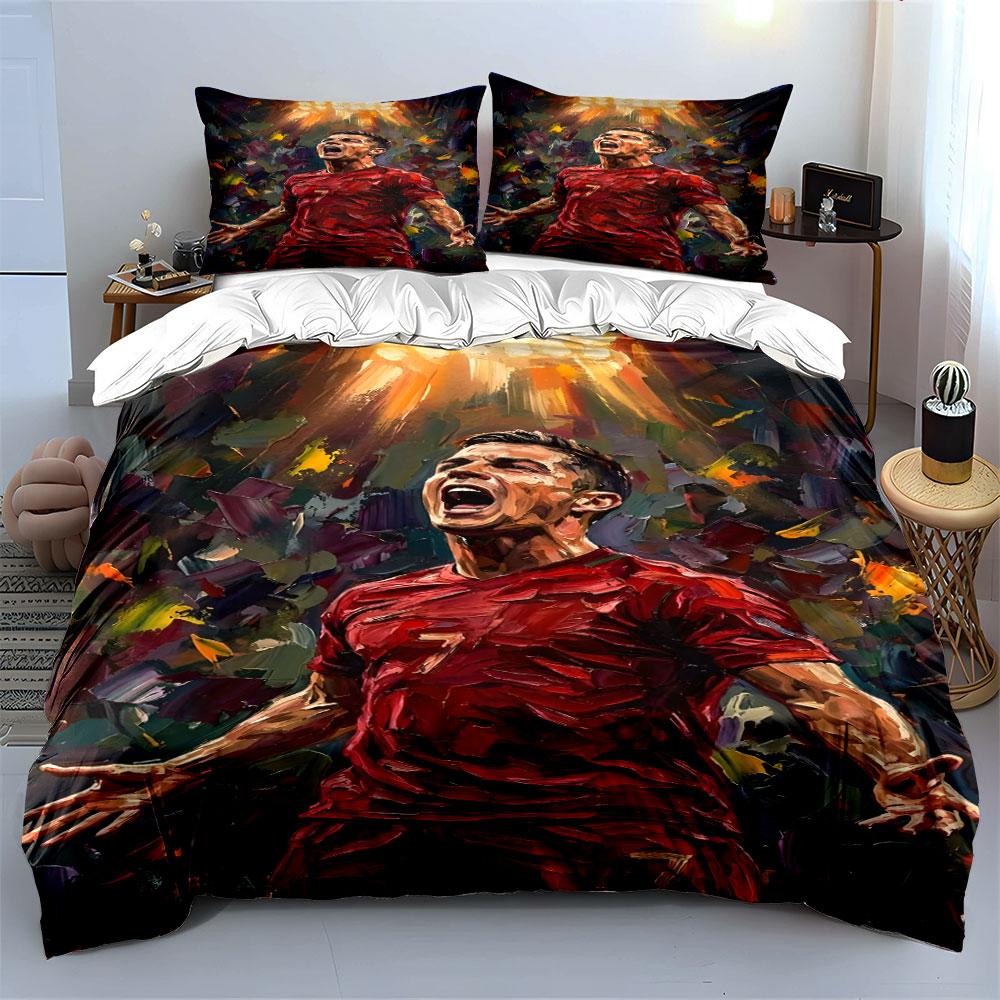 Fiery victory celebration Bedding sets Duvet cover sets Duvet covers Pillowcases(1*Duvet Cover 2*Pillowcases without duvet insert)