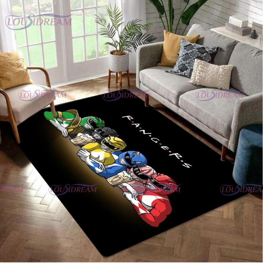 Area Dinosaur Power Popular Rangers Rug 3d Print Carpet Floor Mat Living Room Bedroom Decorate Large Area Carpet Kids Room Rug