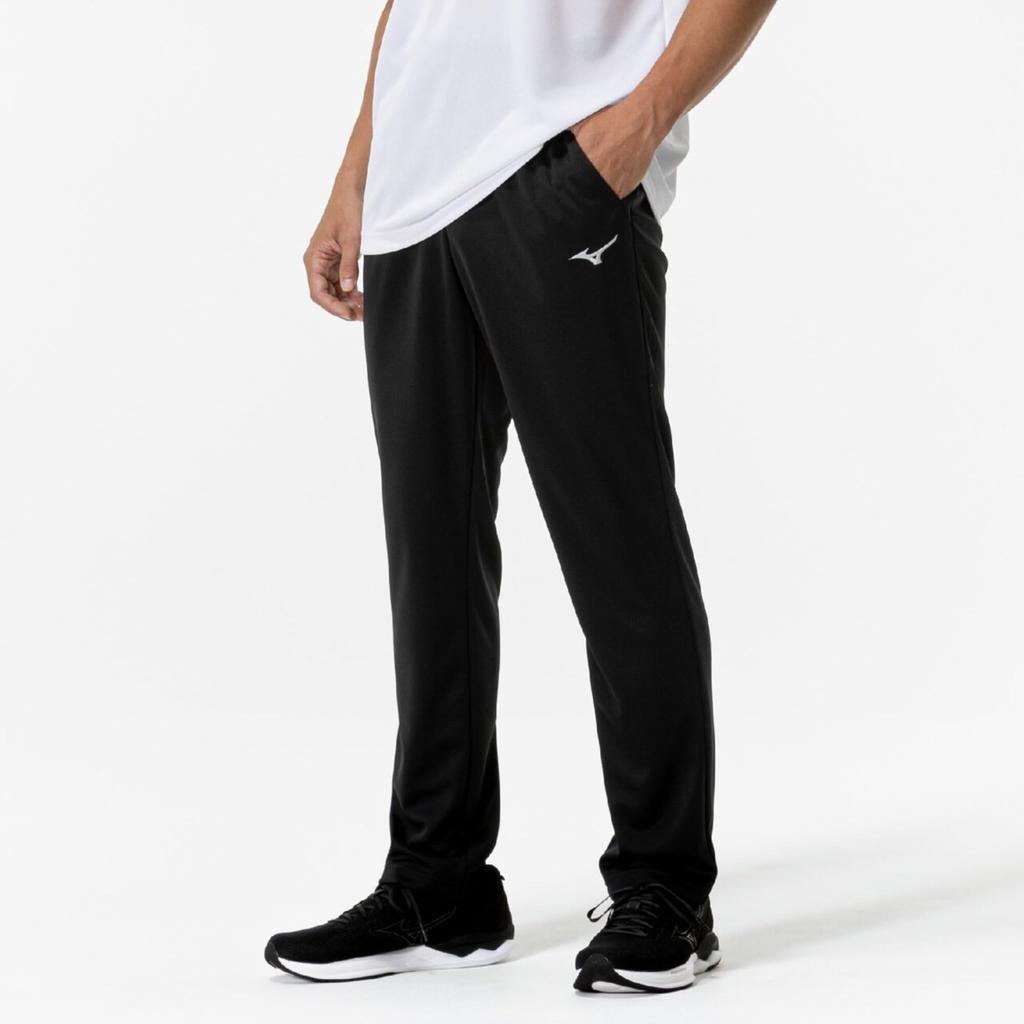 NaviDry Training Knit Long Pants and UV UPF Size L Men's Wear, Shorts, Moisture-Wicking, Quick-Drying, Protection, 15, Black/Silver, (Product Code