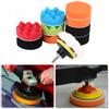 12Pcs 3 Inch Sponge Buffing Polishing Pad Kit for Car Polisher with Drill Adapter