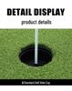 PGM Indoor Golf Set with Interlocking Green for Office, Home, and Outdoor Practice