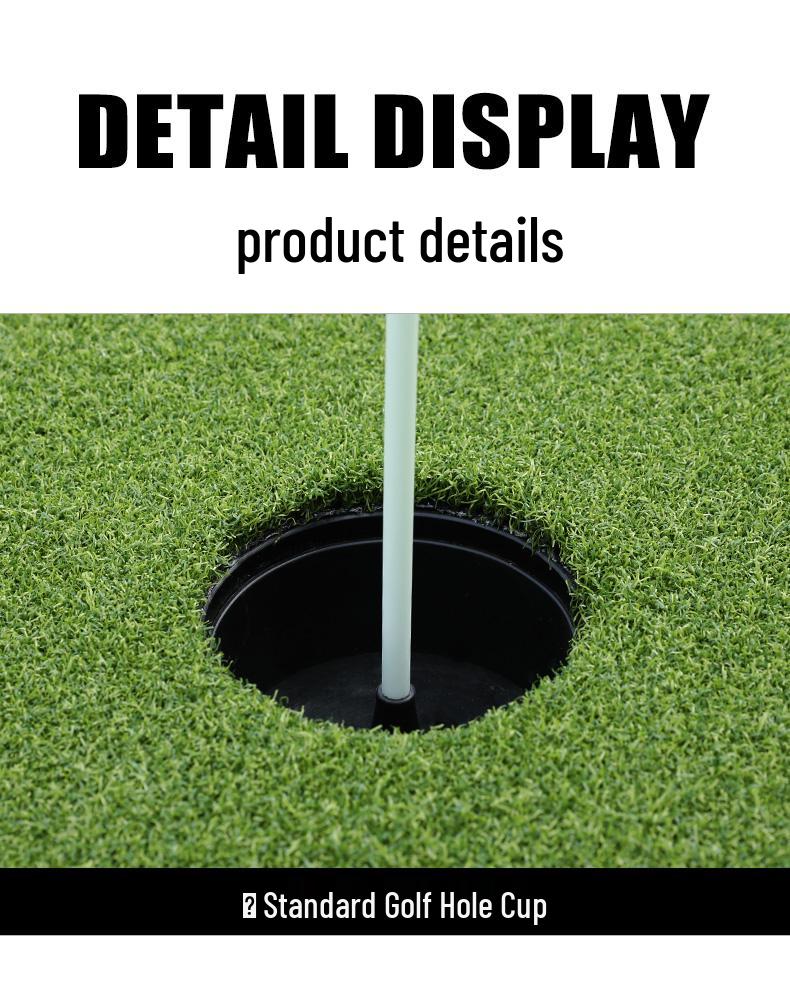 PGM Indoor Golf Set with Interlocking Green for Office, Home, and Outdoor Practice