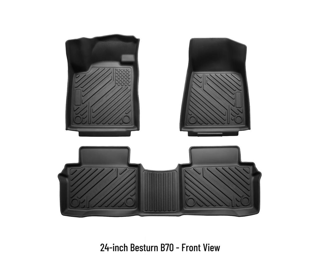 Bestune B70 TPE Floor Mats: Scratch & Wear Resistant, Eco-Friendly, Custom Fit for 24 Models, Interior Protection