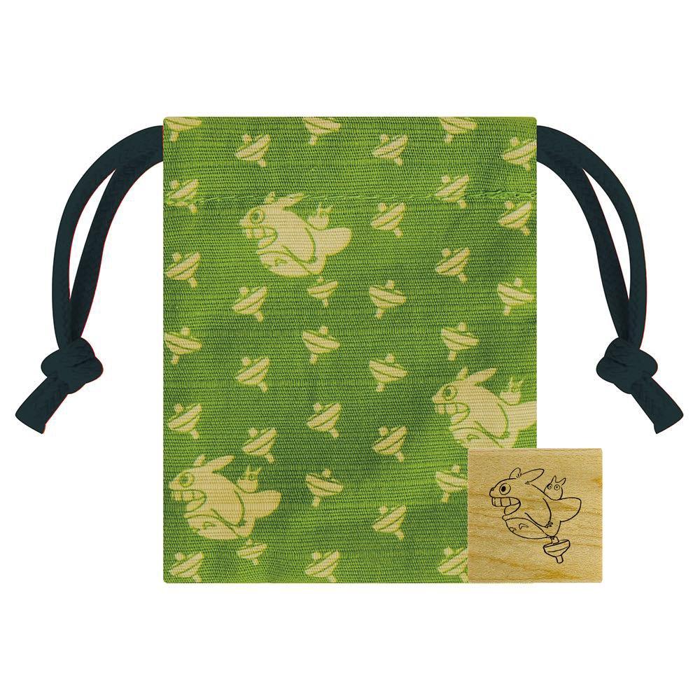 

Беверли Студия Гибли Мой сосед Тоторо Штамп Мешочек со шнурком Штамп Тоторо и Топ TSW-010