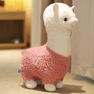 Cute Alpaca Doll Plush Toy Lamb Sleeping Pillow Rag Doll Grass Mud Horse Doll Boy and Girl Birthday Gift