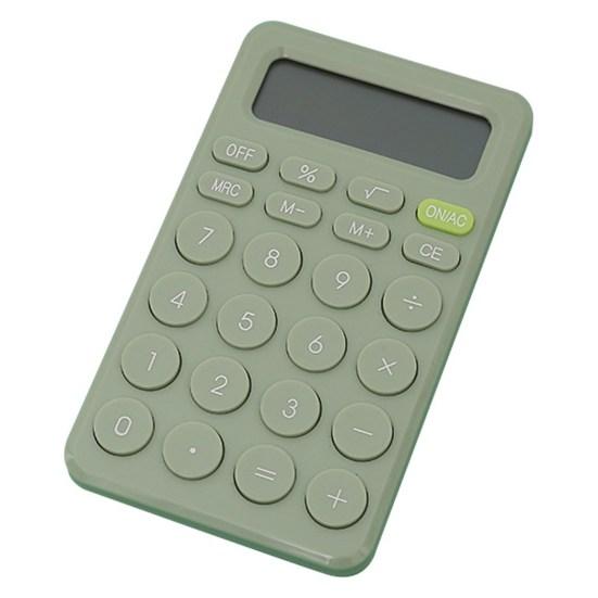 Student Calculator 8 Digits Professional Candy Color Small Portable Battery Operated LCD Display Student Calculator Office Supplies