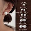 Shi Jia Mantou Lux Pearl Earrings 925 Silver Studs for Women 2024