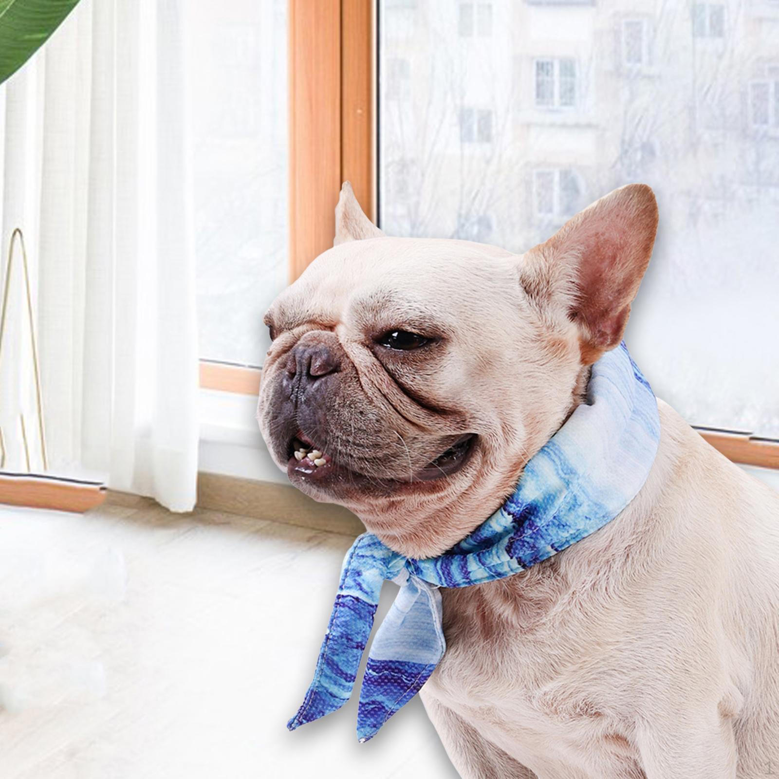 

Cooling Bandana for Dogs Adjustable Neck Wrap Various Sizes Outdoor Use S