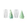 3D Christmas Tree Candle Molds In Flexible Silicone for Pouring, Releasing, and Reusing In Seasonal Waxes Craft Projects